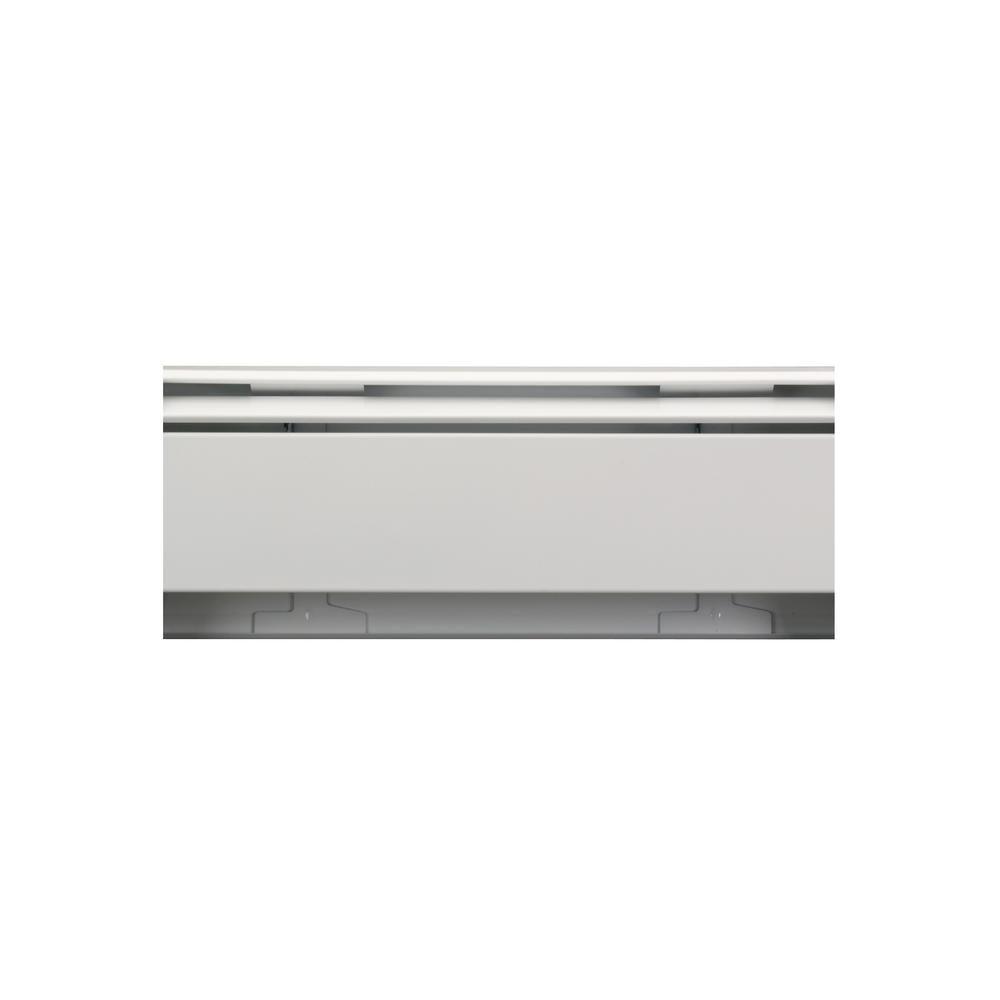 Fine/Line 30 Decor Series 5 ft. Hydronic Baseboard Enclosure Only in Brite White - Super Arbor