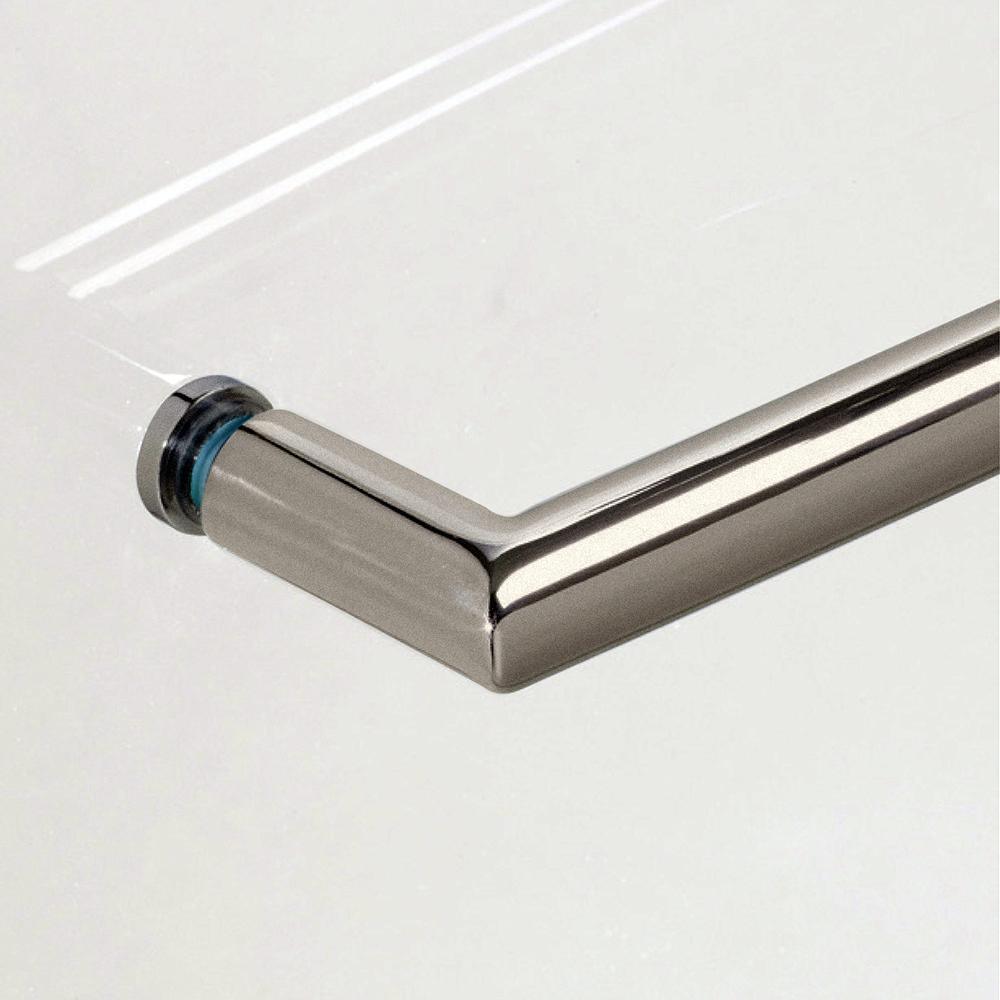 Cove 60 in. x 60 in. Semi-Framed Sliding Bathtub Door in Brushed Nickel with 1/4 in. Clear Glass - Super Arbor