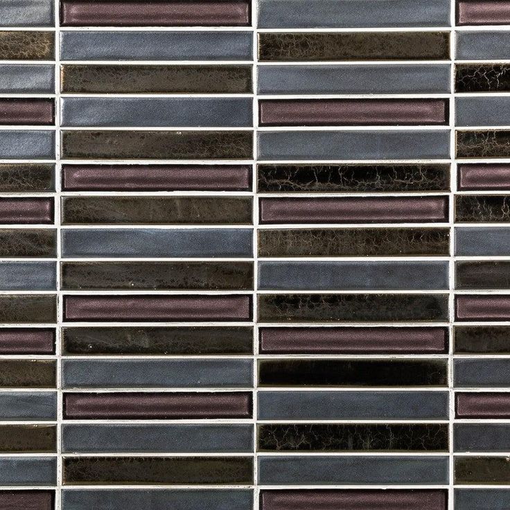 Bond Tile Glory Midnight 11.81 in. x 11.81 in. Ceramic and Glass Wall Mosaic (0.97 Sq. Ft.)