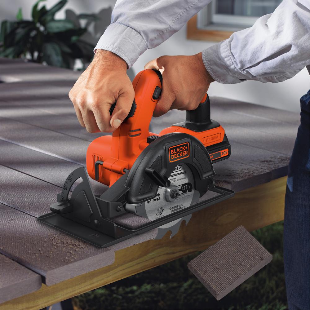 20-Volt MAX Lithium-Ion Cordless 5-1/2 in. Circular Saw (Tool-Only) - Super Arbor