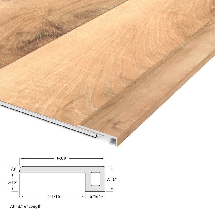 CALI 1.39-in x 72.83-in North Shore Oak Vinyl Floor Threshold