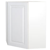 Benton Assembled 23.6x30x23.6 in. Corner Wall Cabinet in White - Super Arbor
