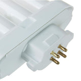 Sunlite 6 in. 27-Watt Linear 4-Pin Quad Tube GX10Q-4 Base FML Fluorescent Tube Light Bulb in Warm White, 3000K (2-Pack)