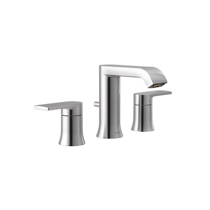 Genta 8 in. Widespread 2-Handle Bathroom Faucet in Chrome