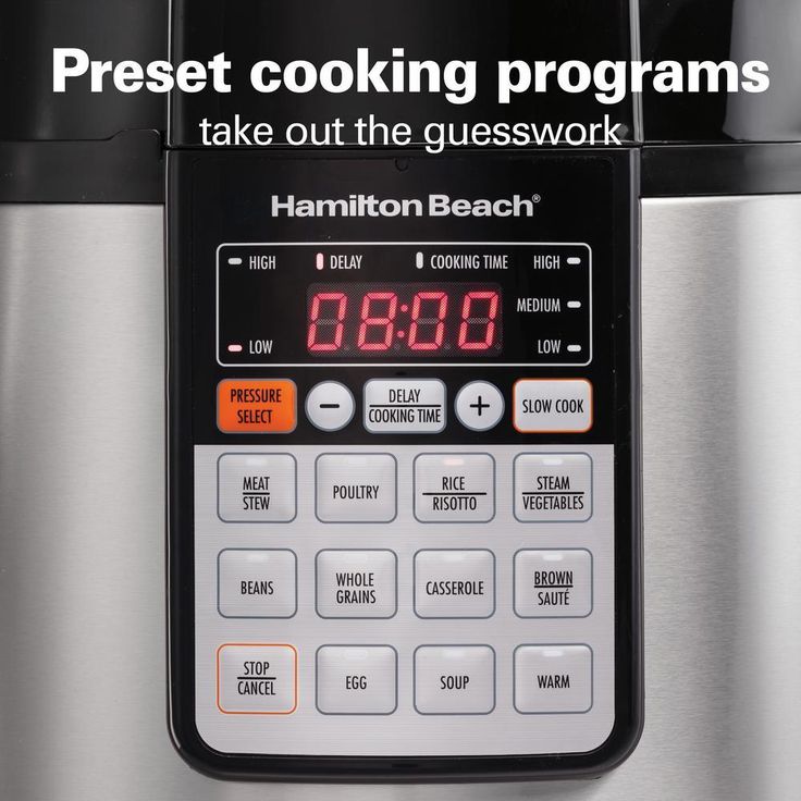 Multi-Function 6 Qt. Stainless Steel Electric Pressure Cooker