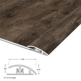 CALI Offshore Oak 0.5-in T x 1.31-in W x 72.83-in L Vinyl Floor Reducer