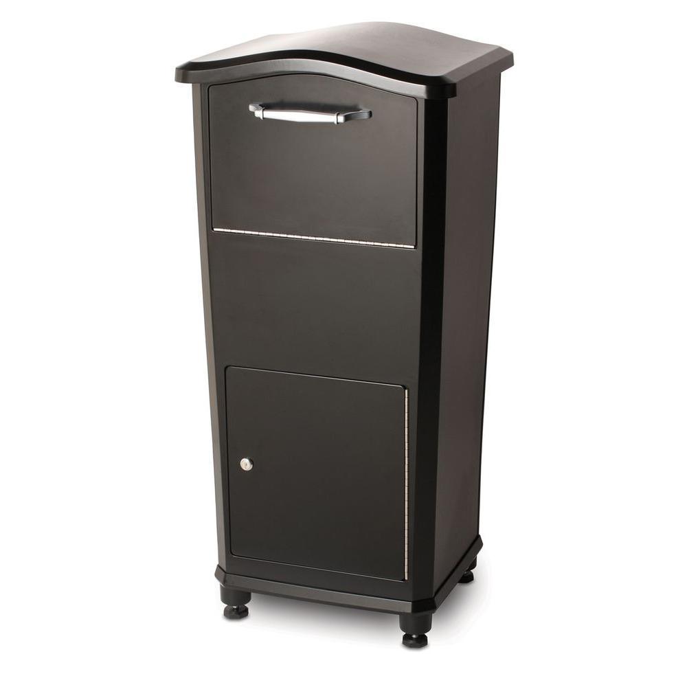Elephantrunk Black Locking Extra-Large Mailbox Parcel Drop - Super Arbor