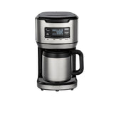 12-Cup Black Programmable Front-Fill Coffee Maker with Thermal Carafe
