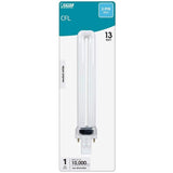 13-Watt Equivalent PL CFLNI Twin Tube 2-Pin GX23 Base Bright White (3500K) Compact Fluorescent CFL Light Bulb
