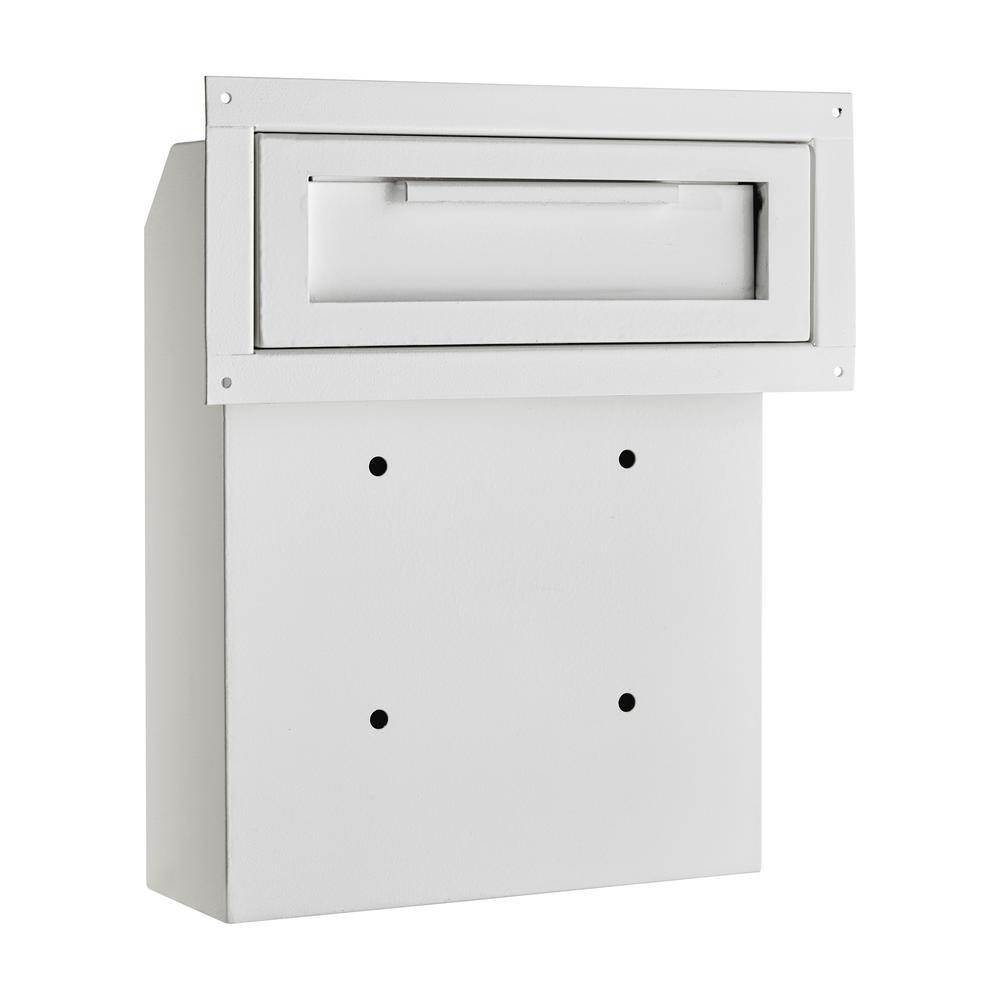 Black Through-The-Door Safe Locking Drop Box - Super Arbor