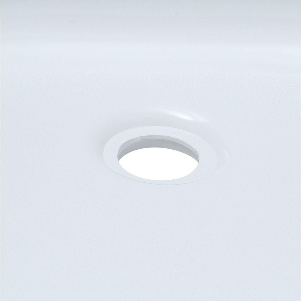 Lawson 5 ft. Rectangular Drop-in Reversible Drain Soaking Tub in White - Super Arbor