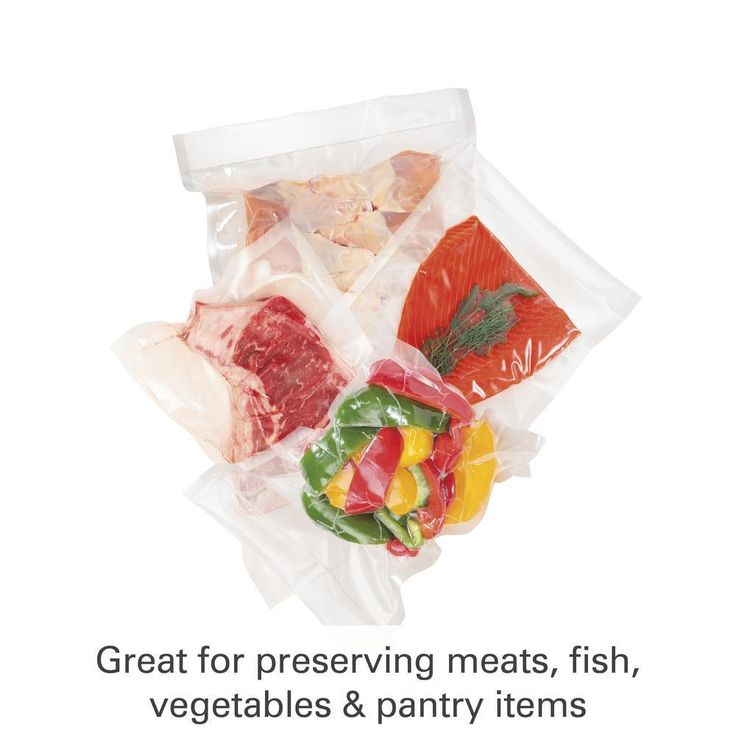 NutriFresh Clear Vacuum Sealer Bag Rolls 7-Roll Multi-Pack