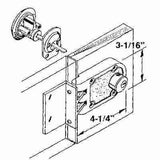 Jimmy-Resistant Deadlock, Diecast, Brass Color, Angle Strike, Double Cylinder - Super Arbor