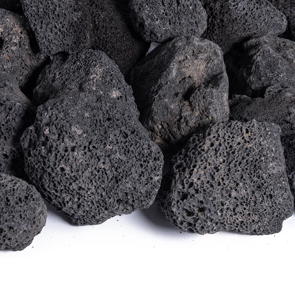 Fire Pit Essentials 10 lbs. Black Lava Rock 1 in. to 3 in. - Super Arbor