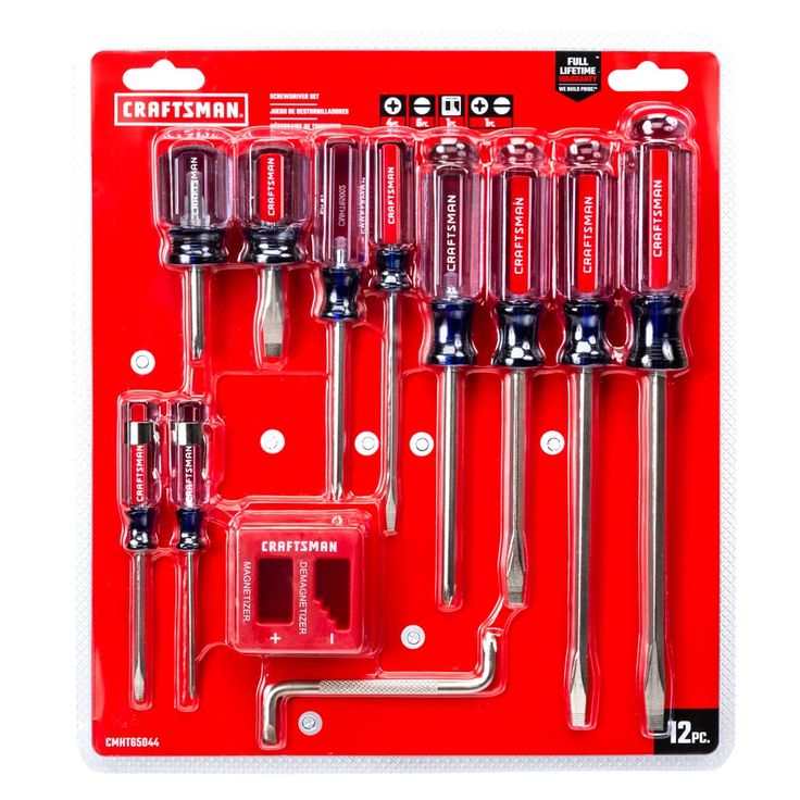 CRAFTSMAN 12-Piece Acetate Handle Screwdriver Set