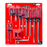 CRAFTSMAN 12-Piece Acetate Handle Screwdriver Set