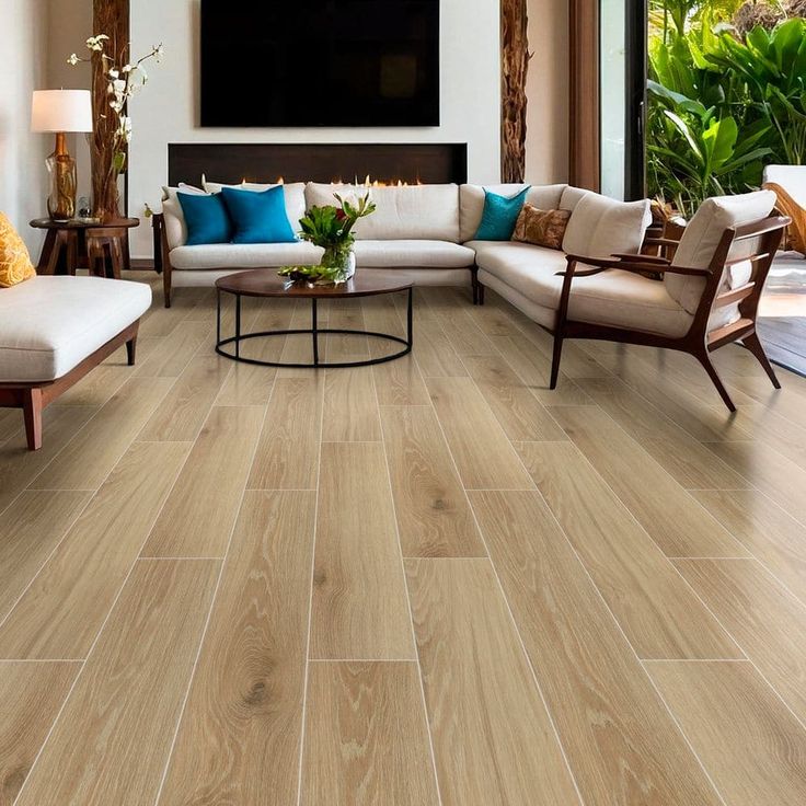 Modena Natural Beige 9 in. x 47 in. Matte Porcelain Floor and Wall Tile (12 sq. ft./Case)