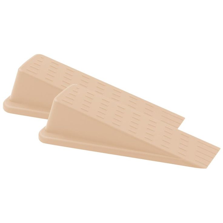 Heavy-Duty Almond Door Stop (2 per Pack)