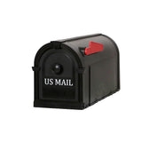 Postal Pro Post-Mount Hampton Mailbox in Bronze with Gold Lettering - Super Arbor