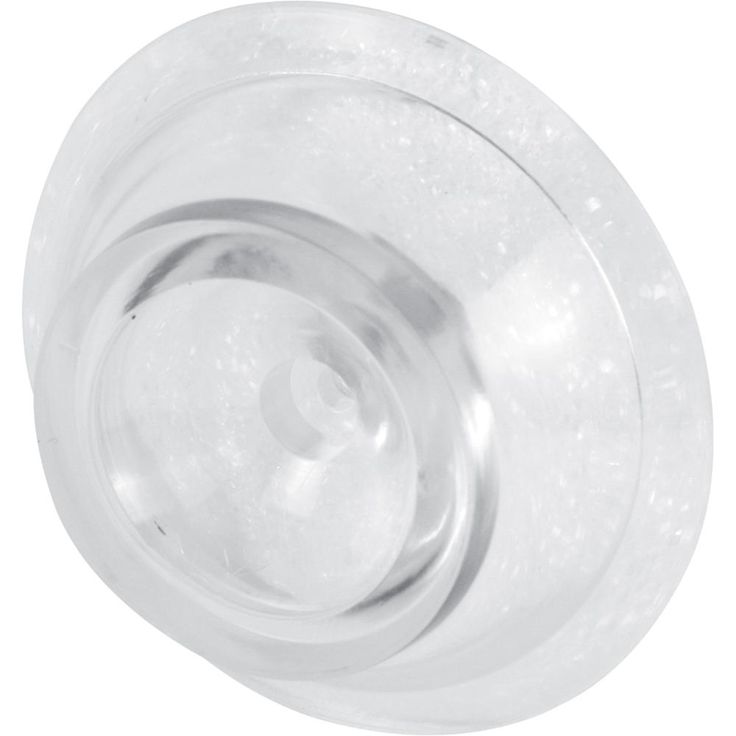 2-5/16 in., Clear Vinyl, Door Stop Bumper (2-pack)