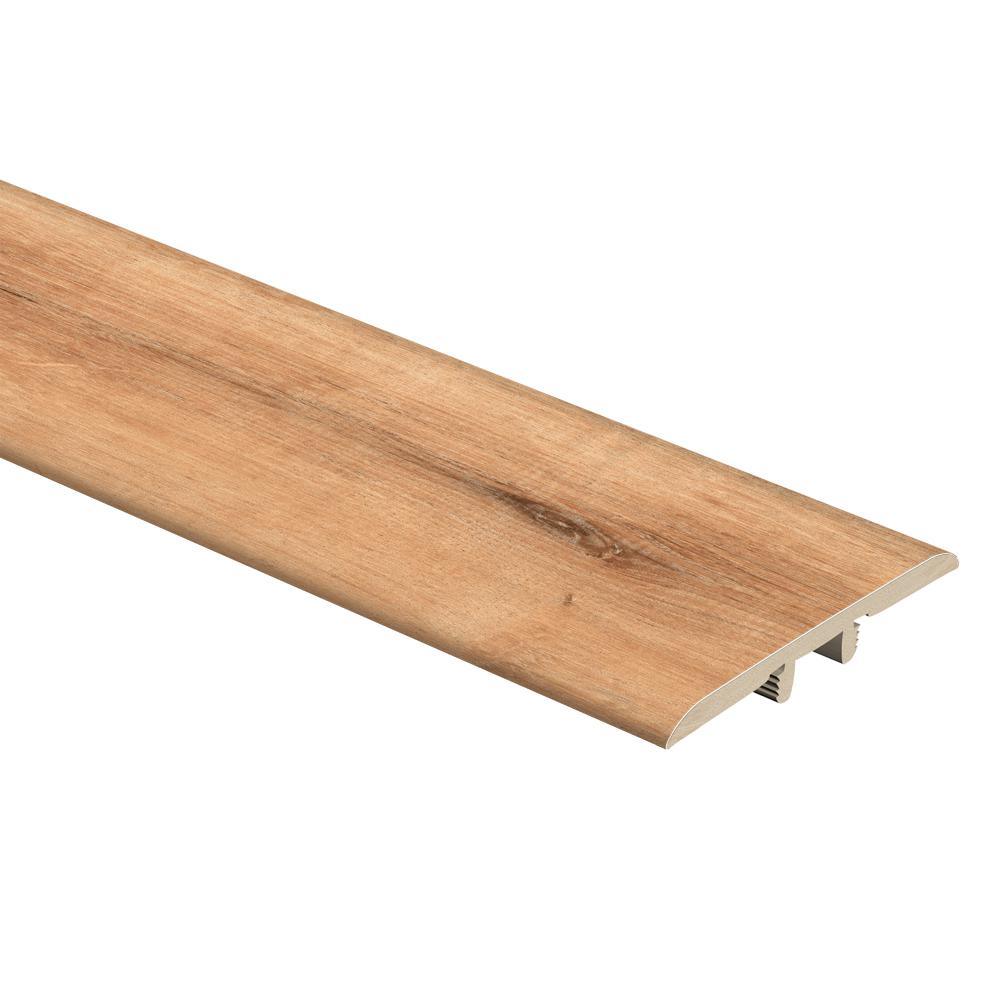 Fresh Oak/Elk Wood 1/3 in. Thick x 1-3/4 in. Wide x 72 in. Length Vinyl T-Molding - Super Arbor