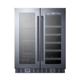Summit Appliance 21-Bottle Capacity Dual Zone Cooling Built-In/Freestanding Wine Chiller