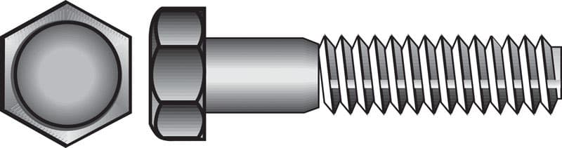 Hillman 3/4 in. Diameter x 1-1/2 in. Length Zinc-Plated Steel Hex Bolt, 20-Pack