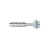 #10 x 2-1/2 in. Phillips Flat Head Zinc Plated Wood Screw (50-Pack)