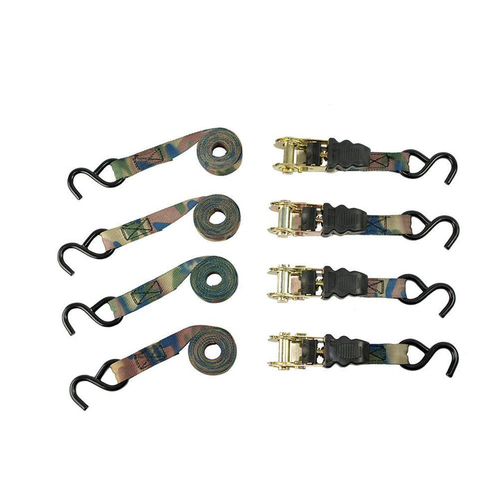 1 in. x 8 ft. Ratchet Strap (4-Pack) - Super Arbor