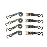 1 in. x 8 ft. Ratchet Strap (4-Pack) - Super Arbor