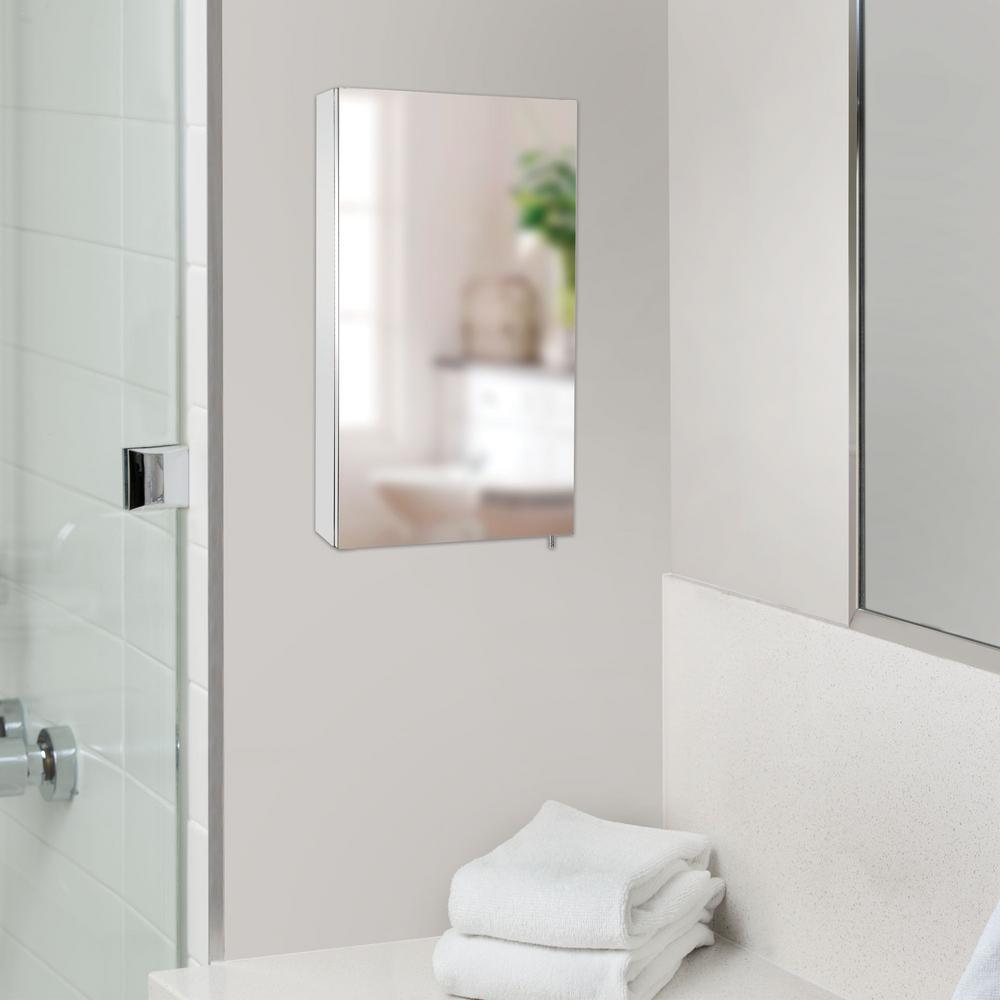 12 in. x 21.75 in. x 4 in. Mirrored Medicine Cabinet - Super Arbor