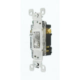 15 Amp 3-Way Toggle Light Switch, Clear - Super Arbor
