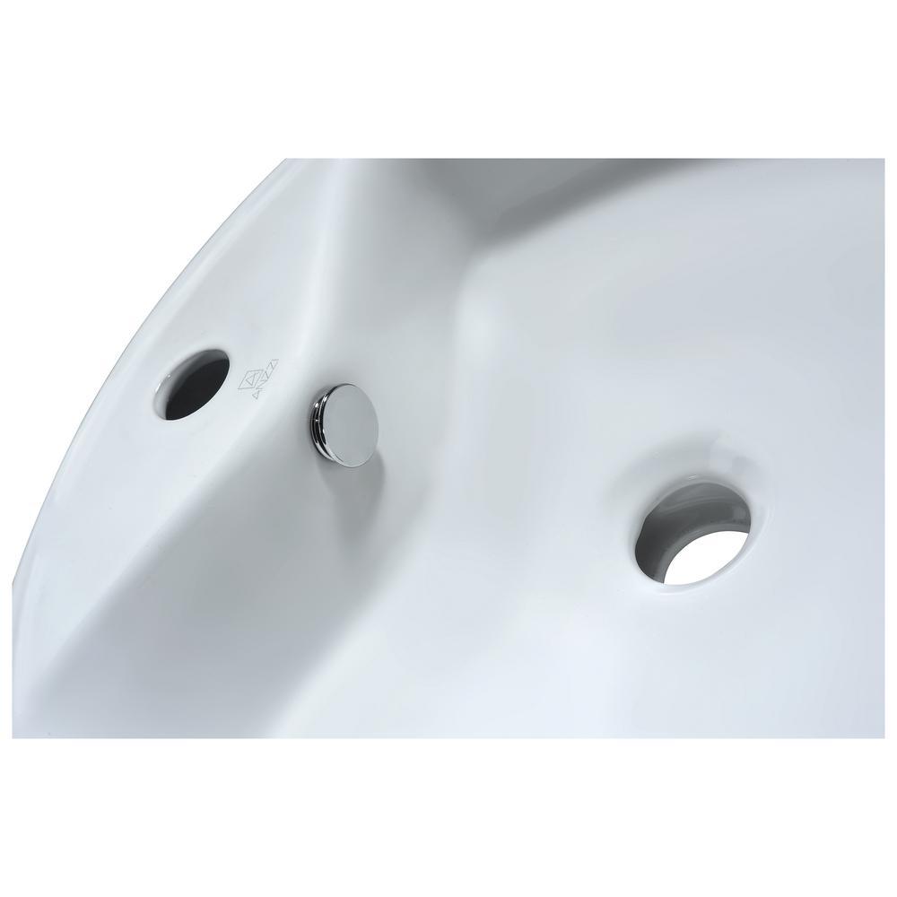 Vitruvius Series Ceramic Vessel Sink in White - Super Arbor