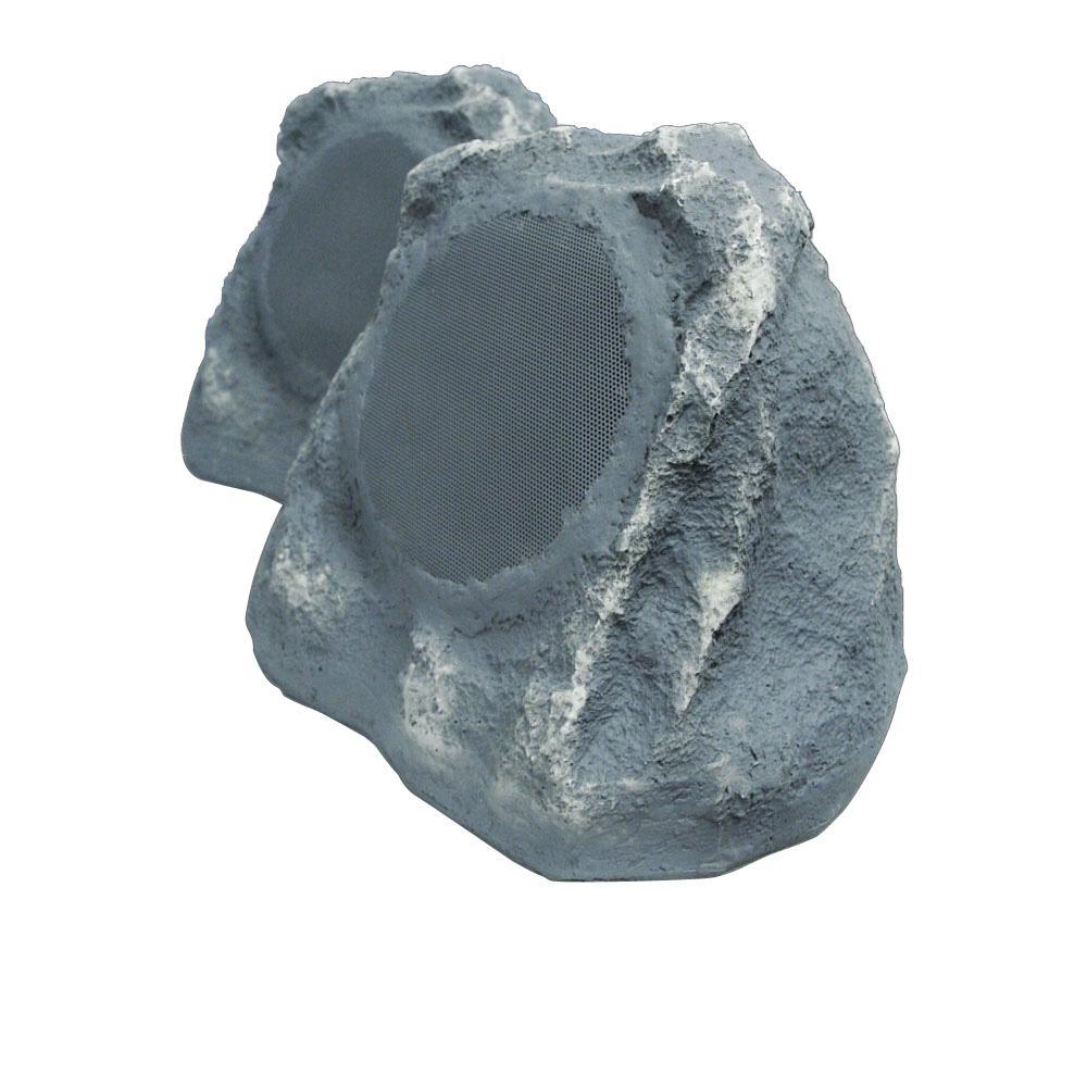 Bluetooth Outdoor Rock Speakers, Slate Grey - Super Arbor