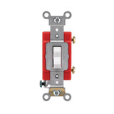 15/20 Amp Industrial Toggle Switch, White - Super Arbor