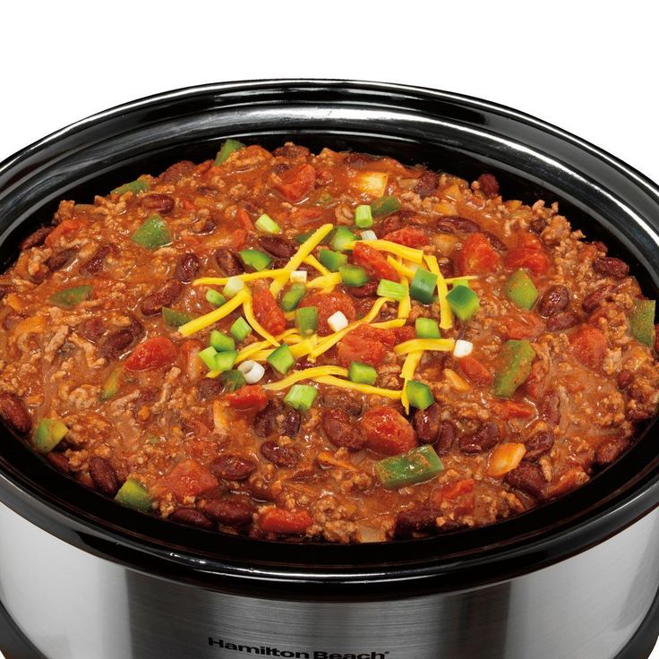 7 Qt. Programmable Stainless Steel Slow Cooker with Built-In Timer and Temperature Settings