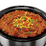 7 Qt. Programmable Stainless Steel Slow Cooker with Built-In Timer and Temperature Settings