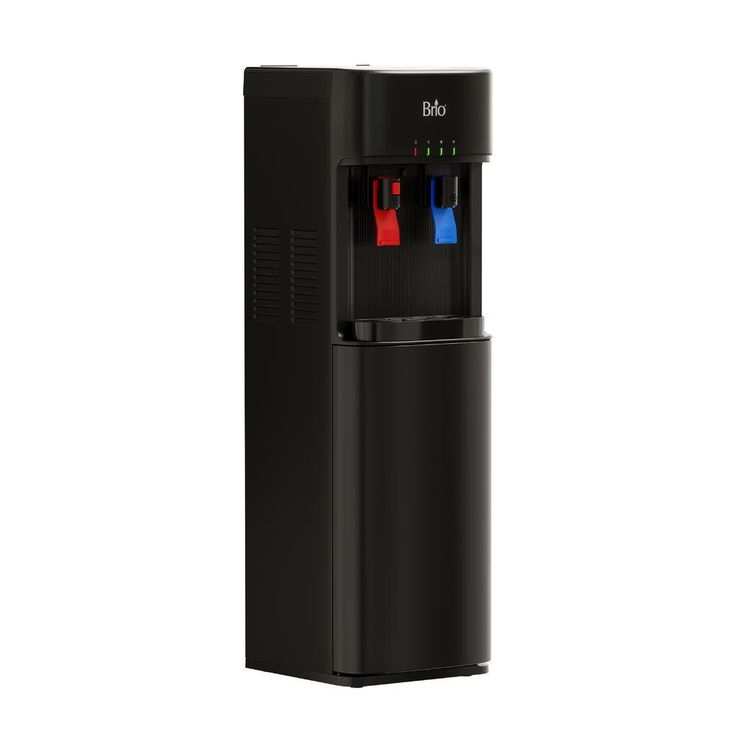 300 Series 4-Stage UF Ultrafiltration Self Cleaning UV Bottleless POU Water Cooler Water Dispenser in Black