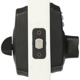 Camelot Keypad Electronic Door Lock Deadbolt and Georgian Knob in Aged Bronze - Super Arbor