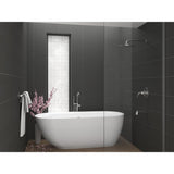 Ami 5.6 ft. Acrylic Flatbottom Freestanding Bathtub in Glossy White - Super Arbor