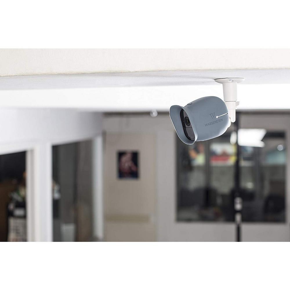 Security Wall Mount Adjustable Indoor/Outdoor for Arlo Pro, Pro 2, Pro 3, Pro 4, Ultra, Ultra 2 Cameras (3-Pack, White) - Super Arbor