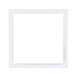2 ft. x 2 ft. White Dimmable Edge-Lit 40-Watt 4000K Integrated LED Flat Panel Flushmount Wraparound - Super Arbor