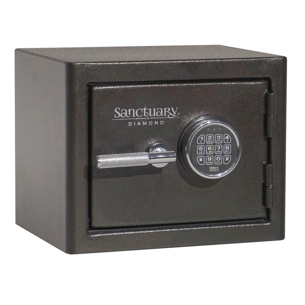 Sanctuary Diamond Small Fire/Waterproof Safe with Electronic Lock in Midnight Earth - Super Arbor