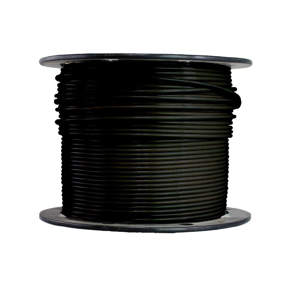 500 ft. 12/1 Black Solid THHN Wire - Super Arbor