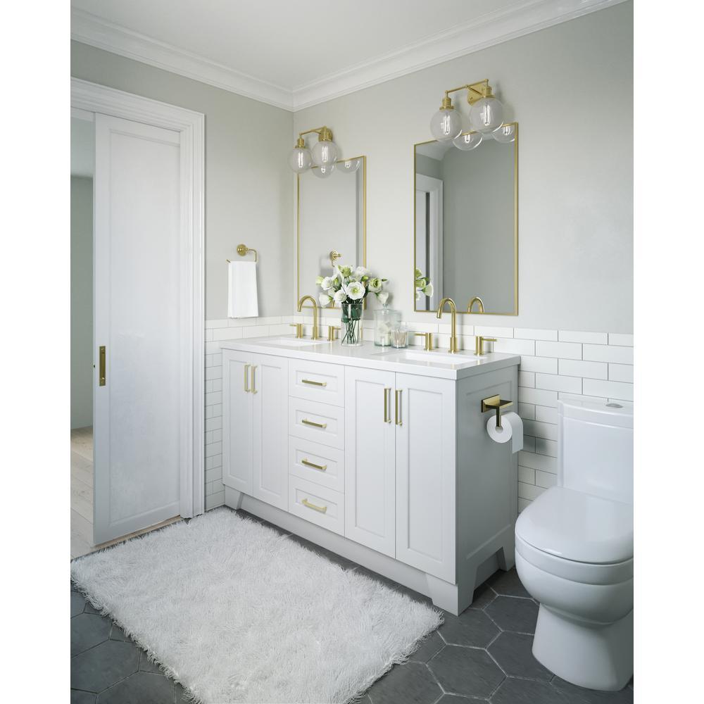 Taylor 60 in. W Vanity Cabinet Only in White - Super Arbor
