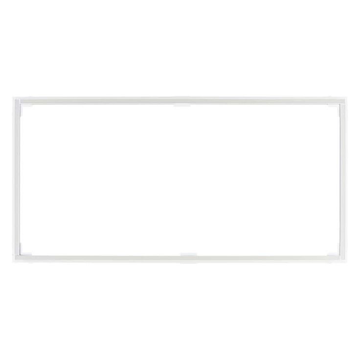 Commercial Electric CE 2 ft. x 4 ft. White Panel Bar CCT and Lumen Selectable Integrated LED & Troffer Light 30-Watt equivalent