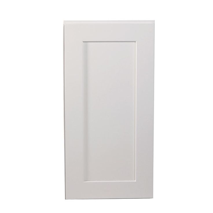 Brookings Plywood Ready to Assemble Shaker 12x36x12 in. 1-Door Wall Kitchen Cabinet in White