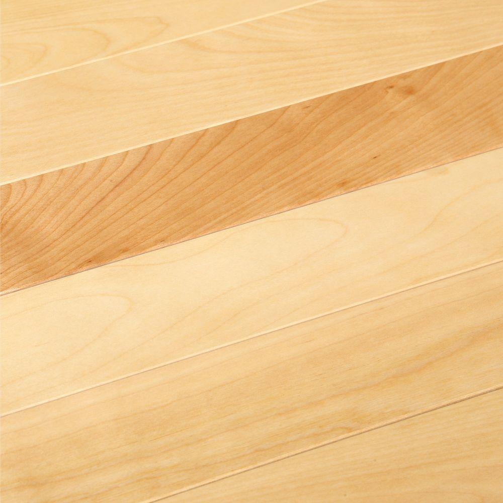 MONO SERRA Canadian Northern Birch Natural 3/4 in. x 3-1/4 in. Wide x Varying Length Solid Hardwood Flooring (20 sq. ft. / case) - Super Arbor