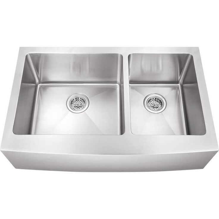 Farmhouse Apron Front Undermount 16-Gauge Stainless Steel 33 in. 60/40 Double Bowl Kitchen Sink with Grids and Drains