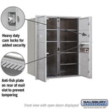 3700 Horizontal Series 6-Compartment with 1-Parcel Locker Recessed Mount Mailbox - Super Arbor